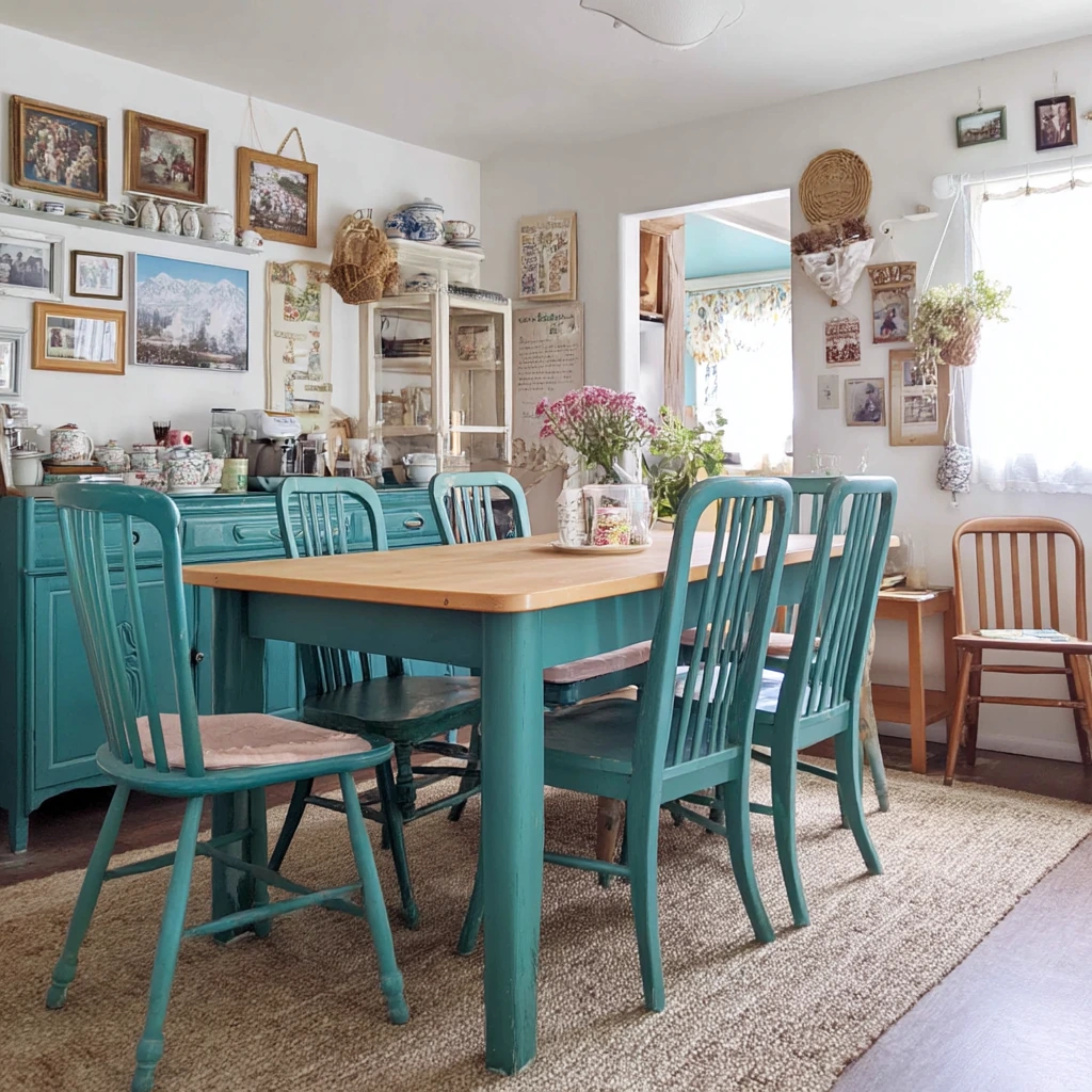 Budget Vintage Teal Mix