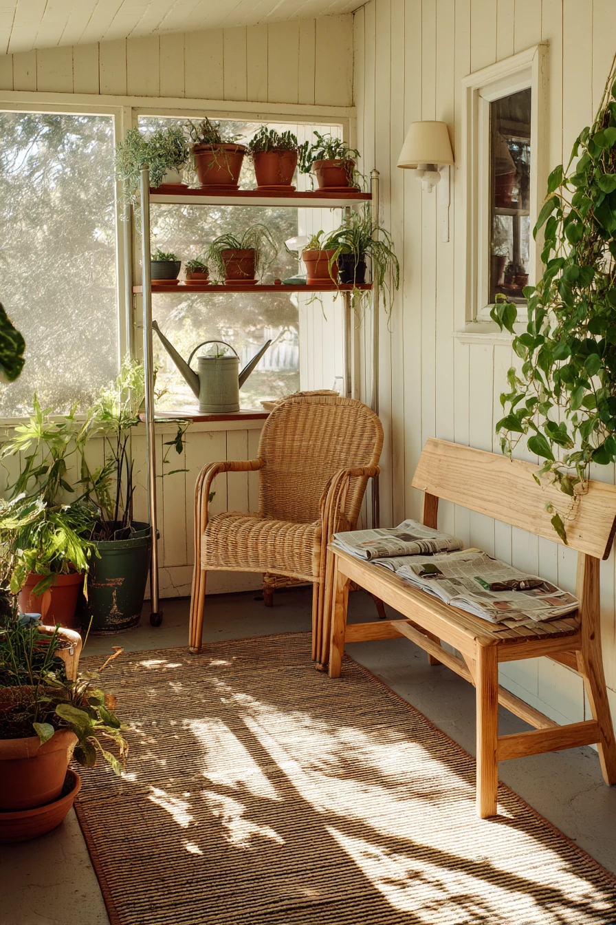 Budget-Friendly Plant-Filled Porch
