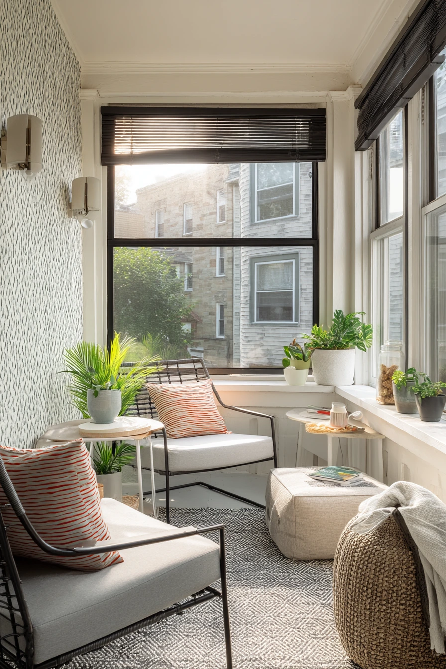 Renter-Friendly Layered Porch