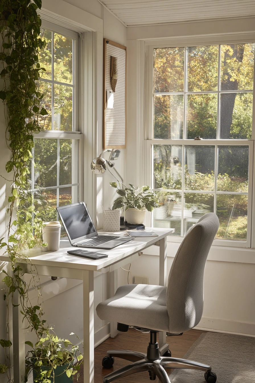 Work-From-Home Porch Corner