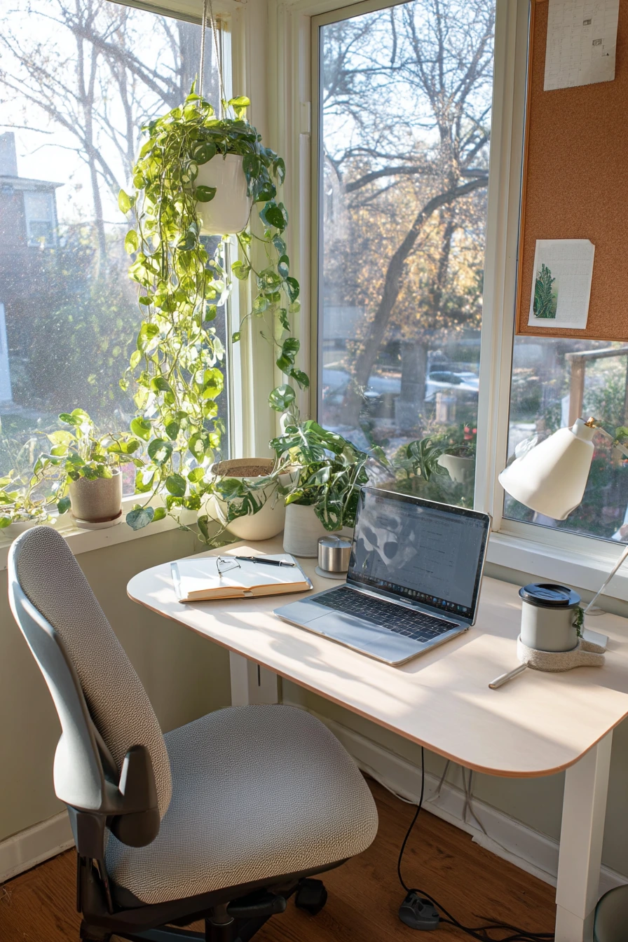 Work-From-Home Porch Corner