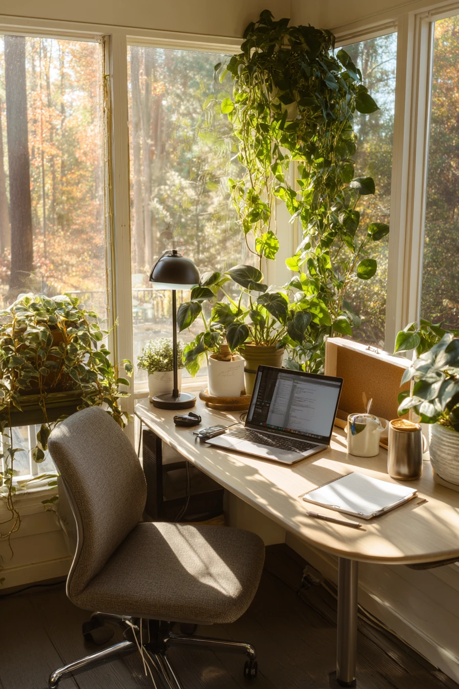 Work-From-Home Porch Corner