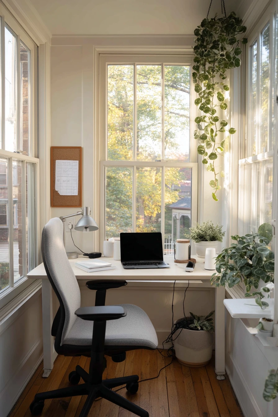 Work-From-Home Porch Corner