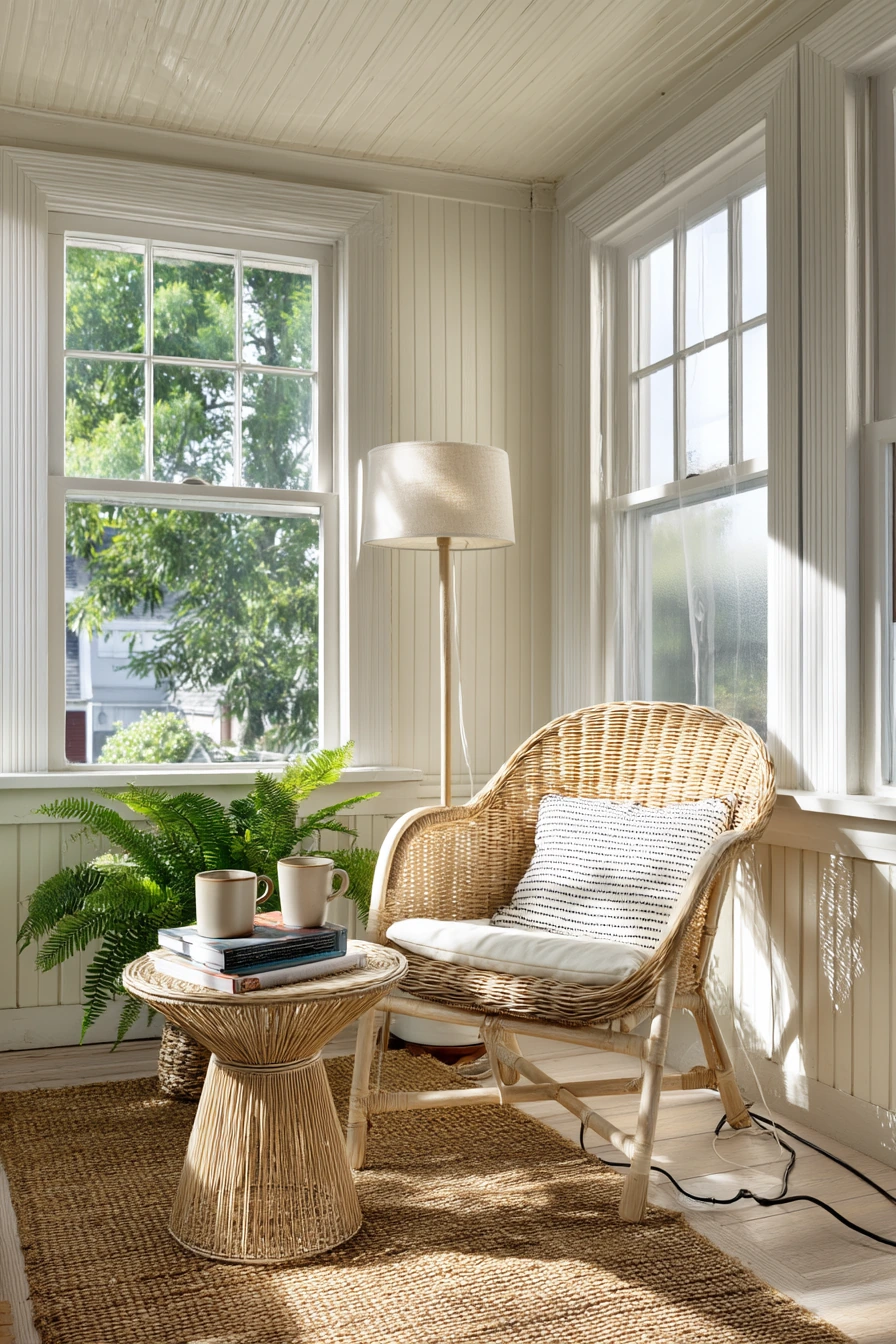 Small-Space Reading Nook Porch