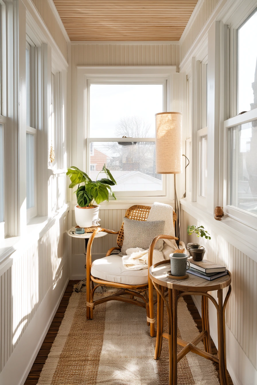 Small-Space Reading Nook Porch