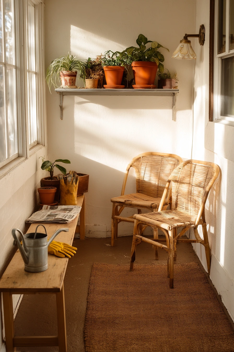 Budget-Friendly Plant-Filled Porch