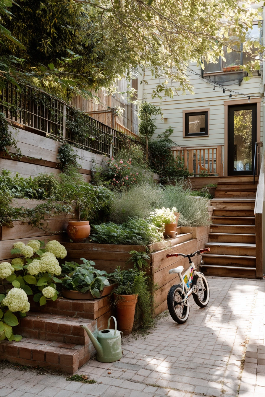 tiered garden ideas