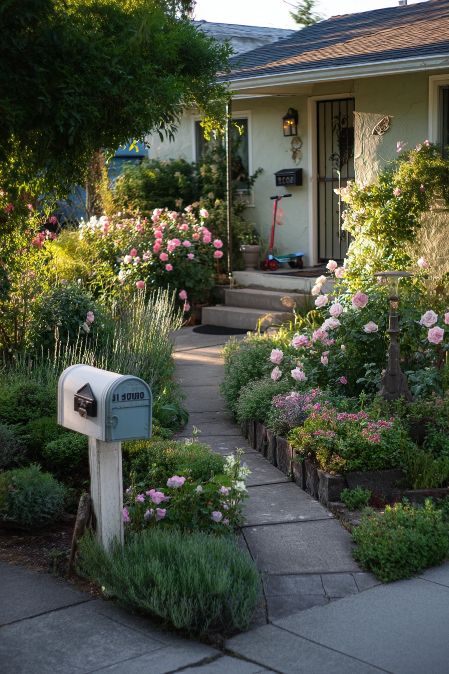 Front Yard Curb Appeal with Layered Planting
