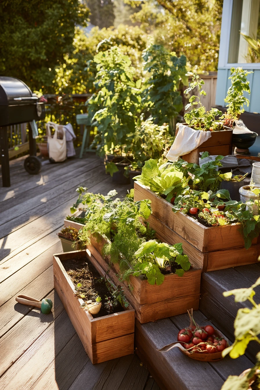 Kitchen-to-Deck Transition with Edible Layers