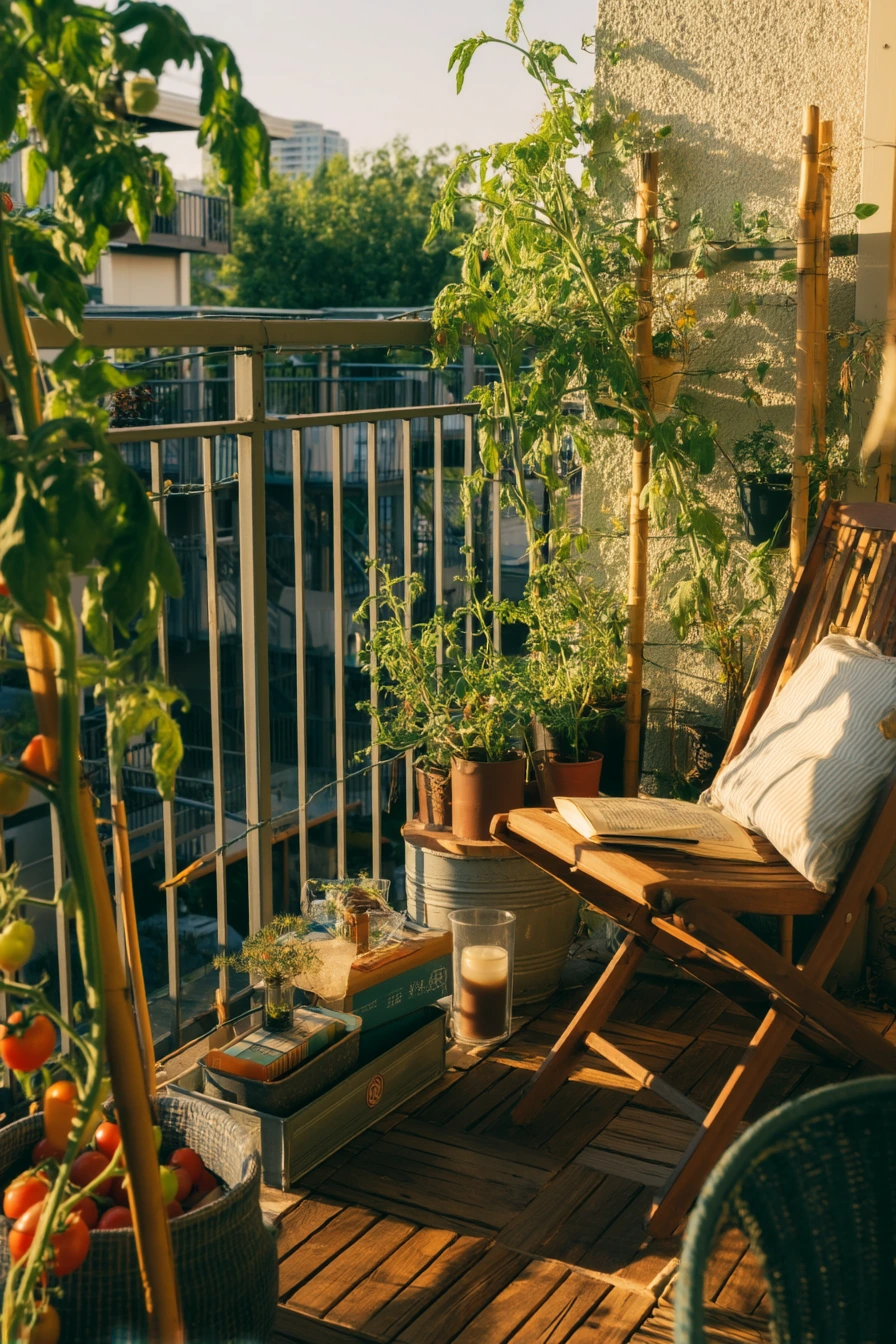 Renter-Friendly Balcony String Trellis