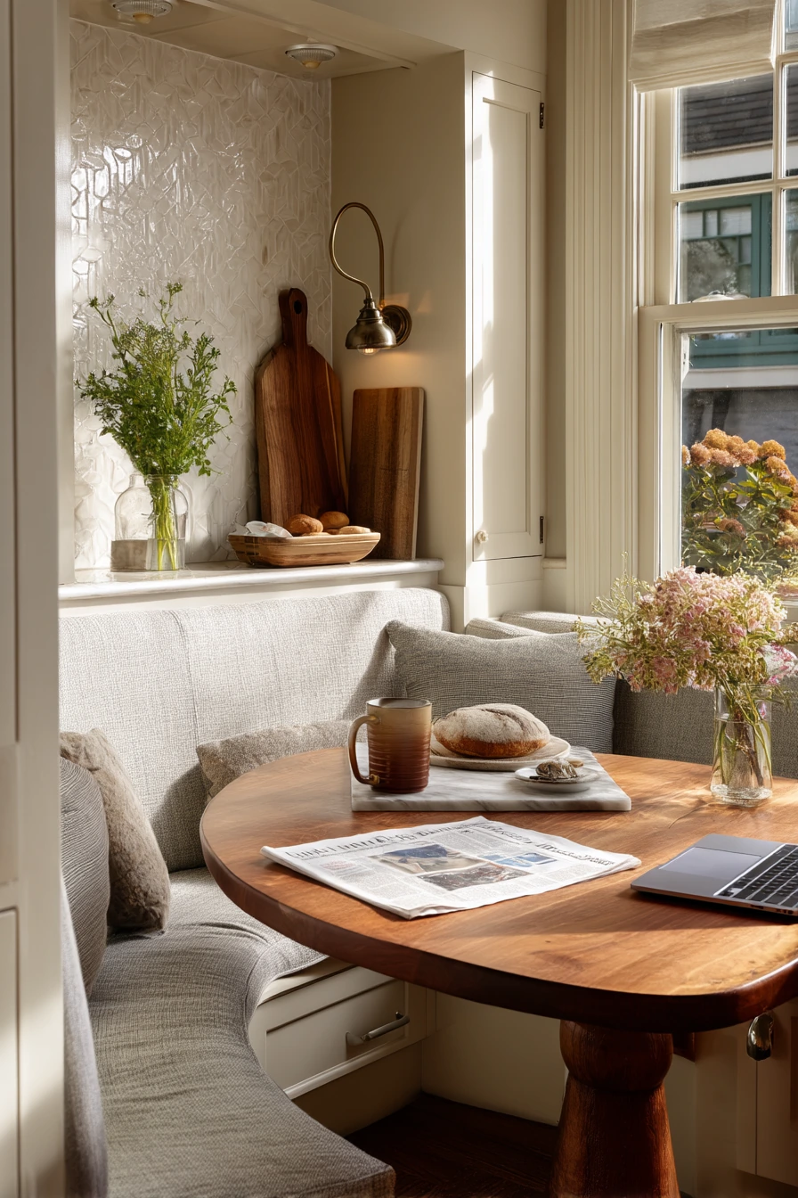 Townhouse Kitchen With Breakfast Nook