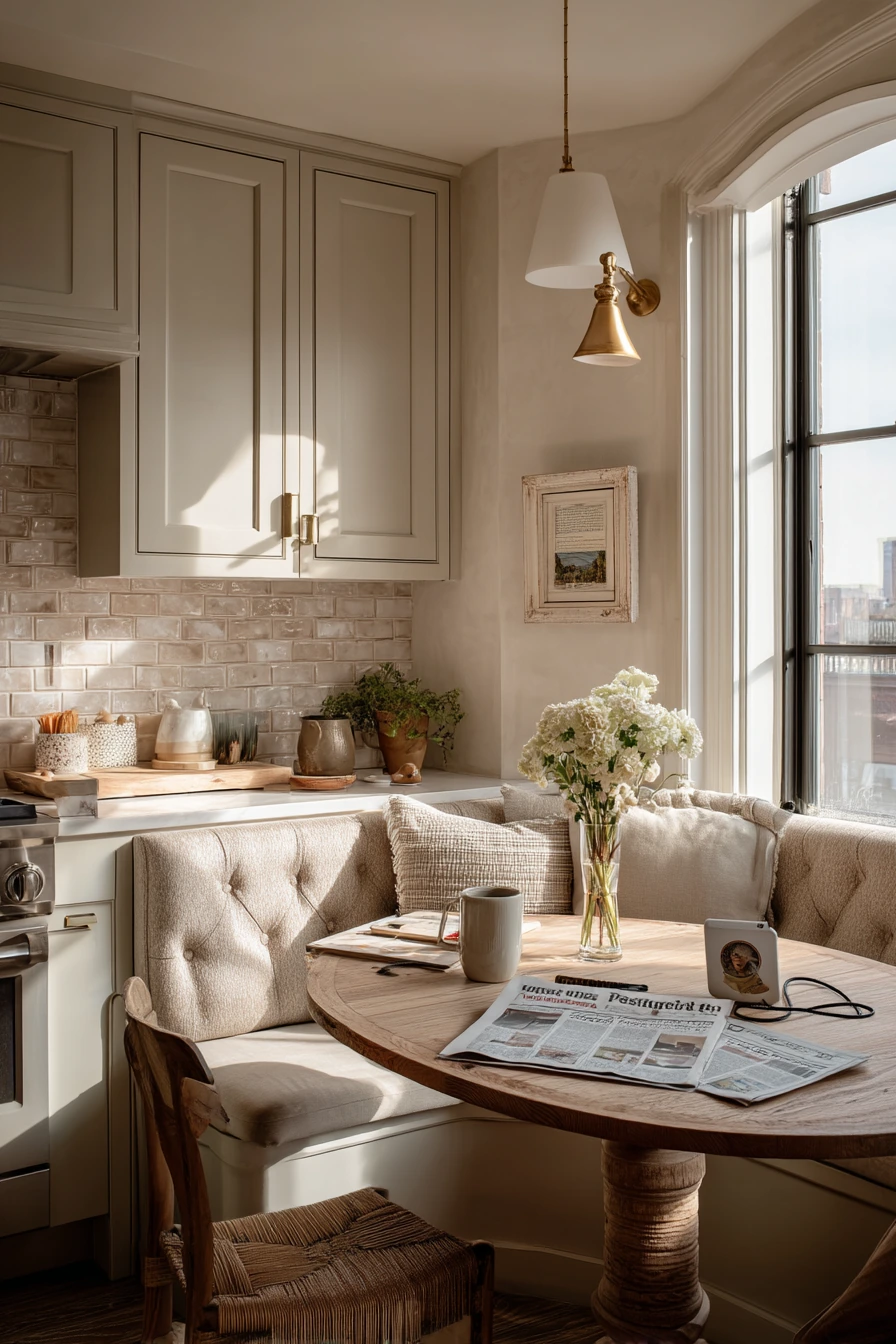 Townhouse Kitchen With Breakfast Nook