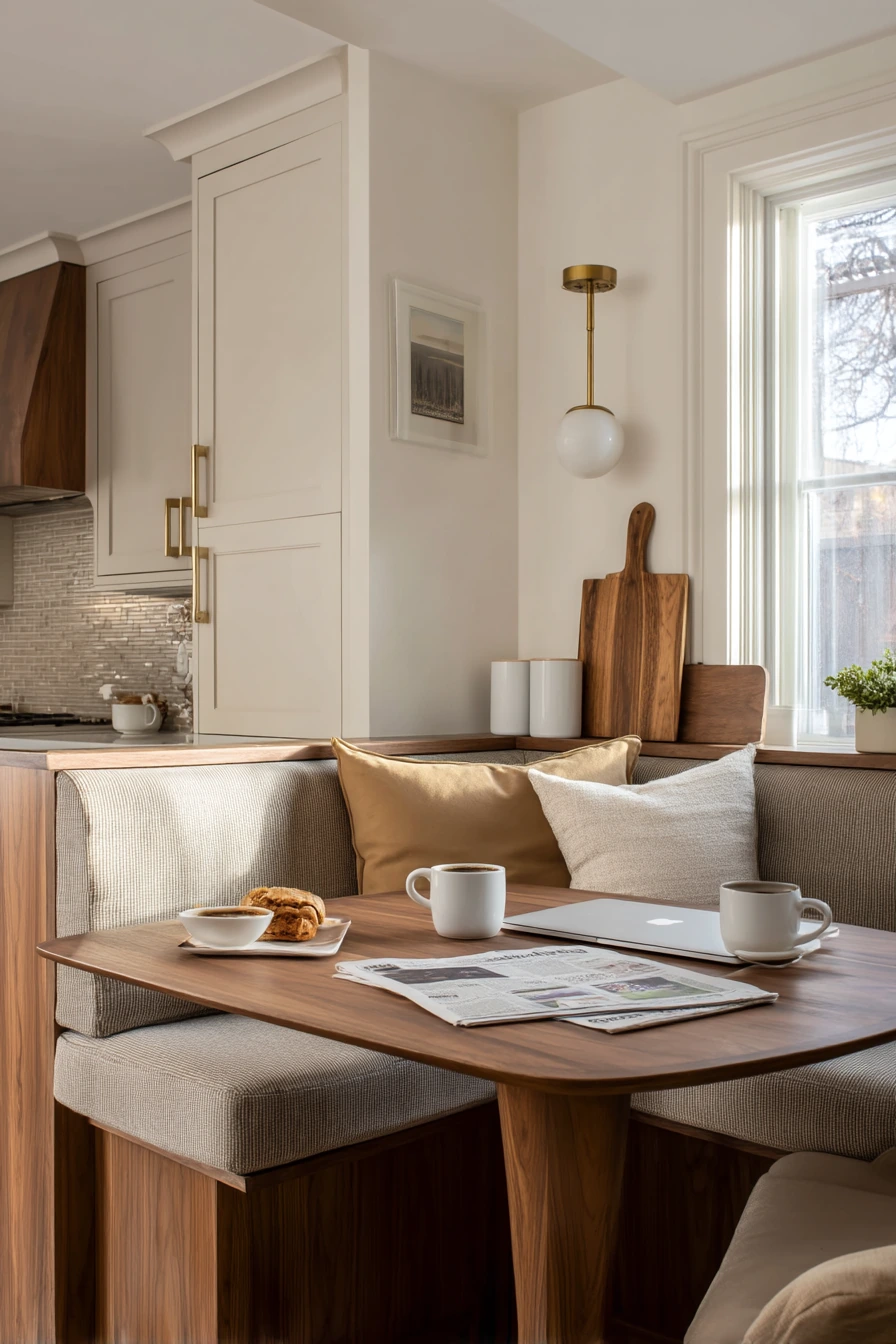 Townhouse Kitchen With Breakfast Nook
