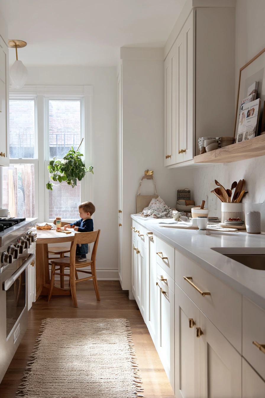 Compact Family Townhouse Kitchen