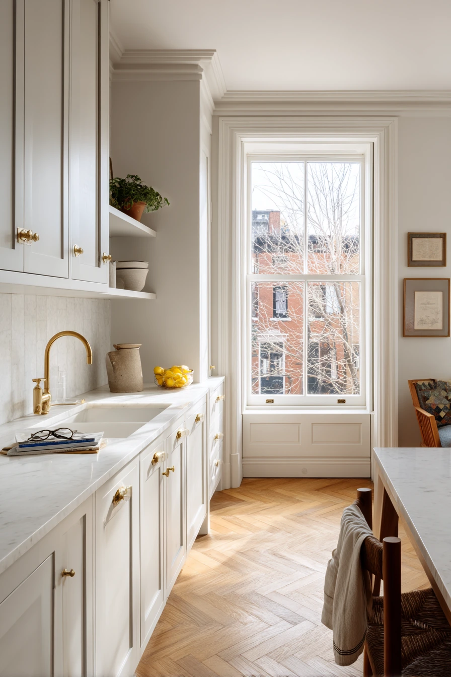 Warm Traditional Townhouse Renovation