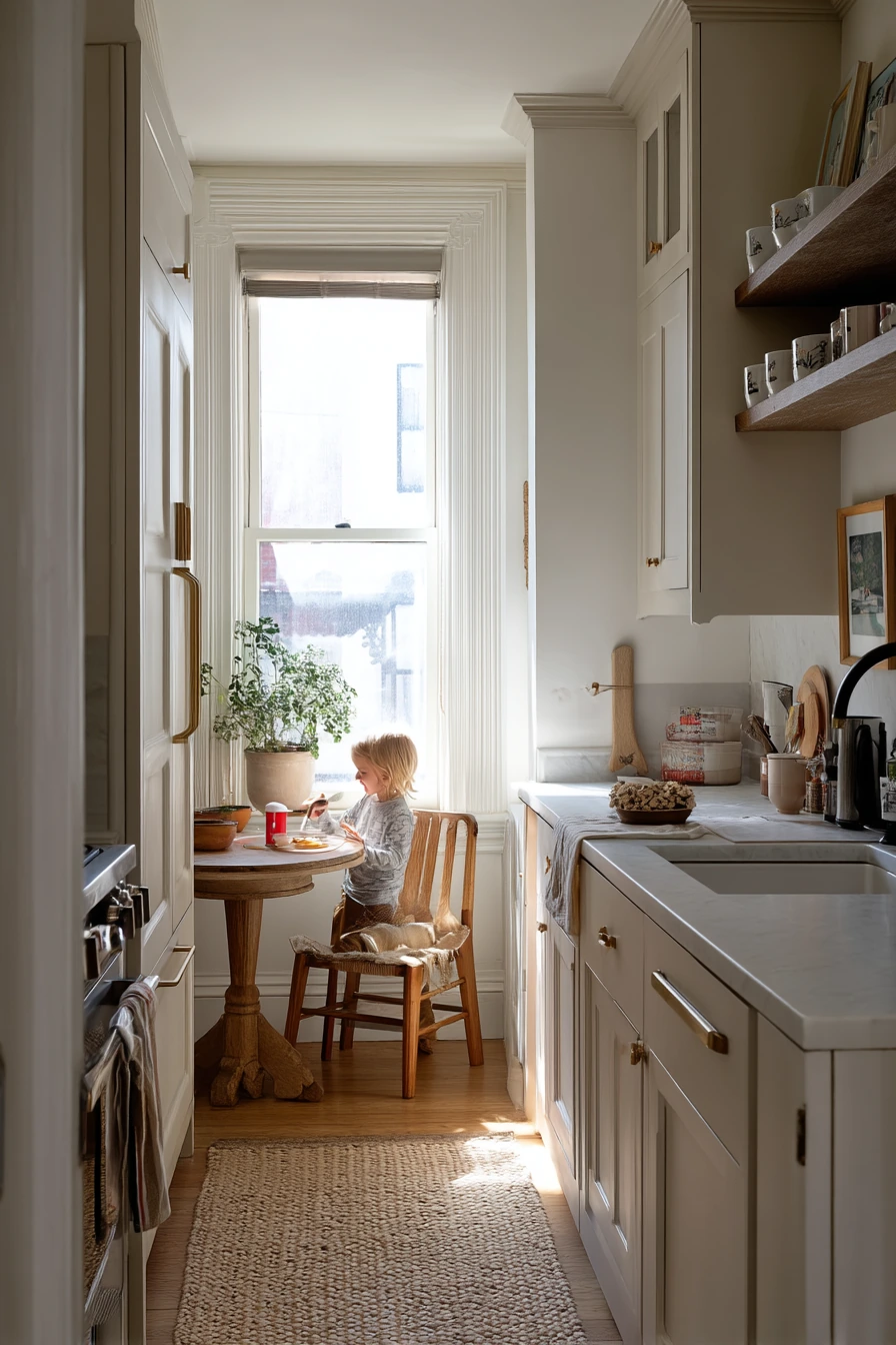 Compact Family Townhouse Kitchen