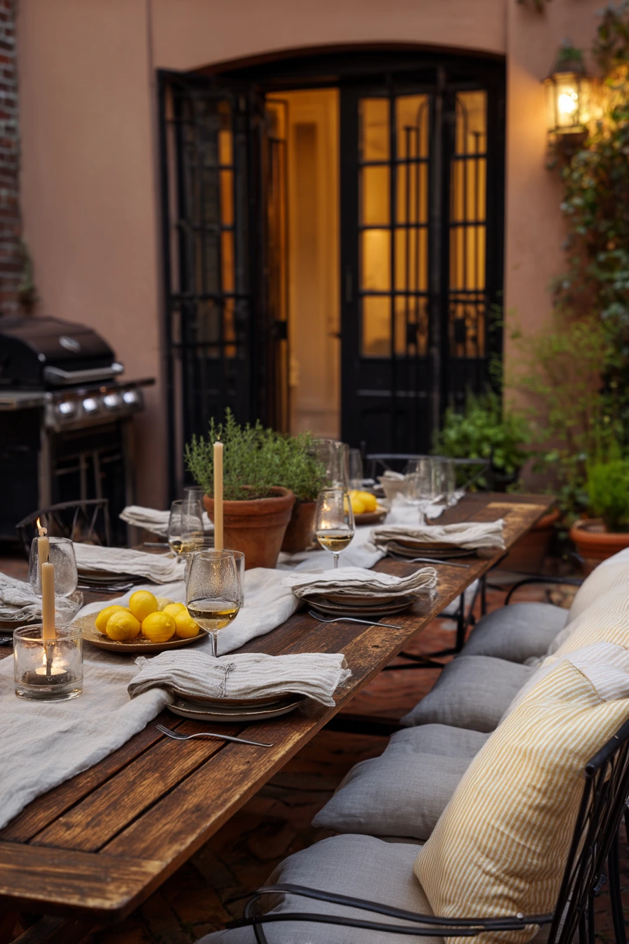 Dinner-Ready Patio for Entertaining