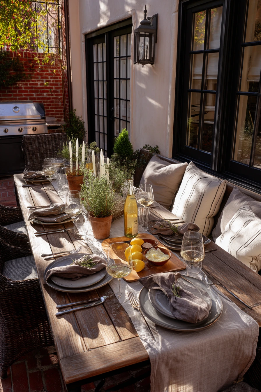 Dinner-Ready Patio for Entertaining