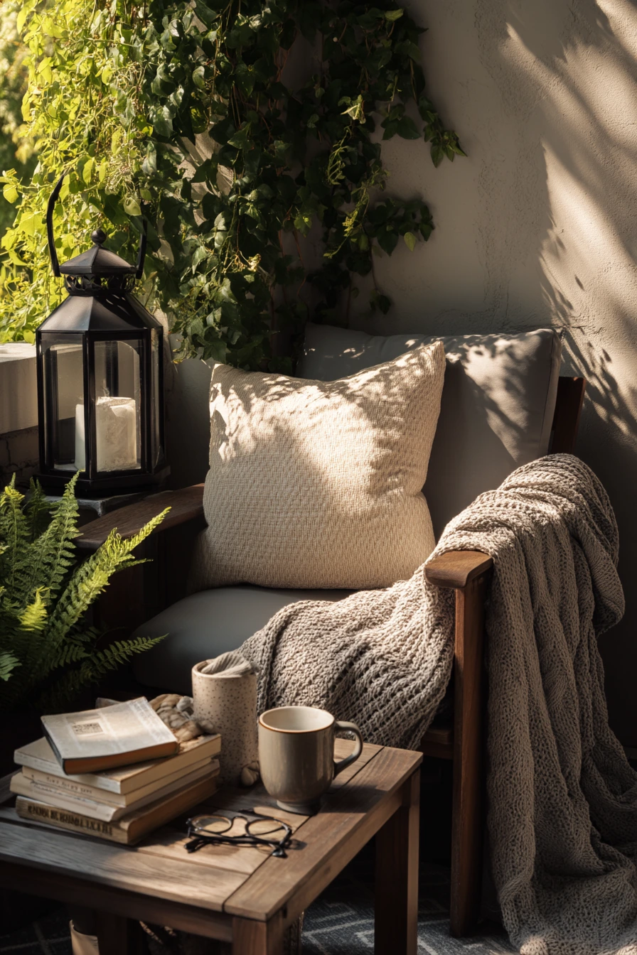 Small Patio Reading Nook
