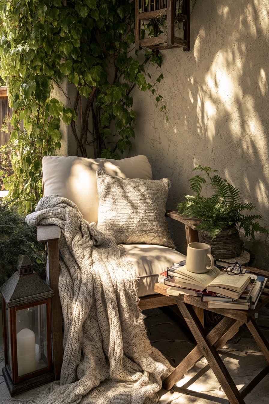 Small Patio Reading Nook