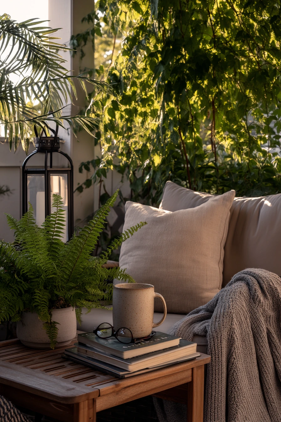 Small Patio Reading Nook