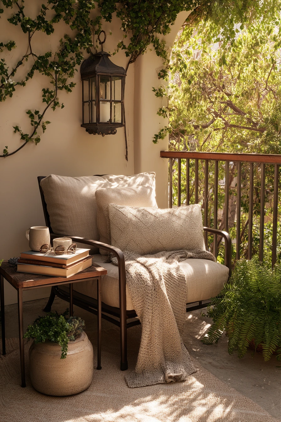 Small Patio Reading Nook