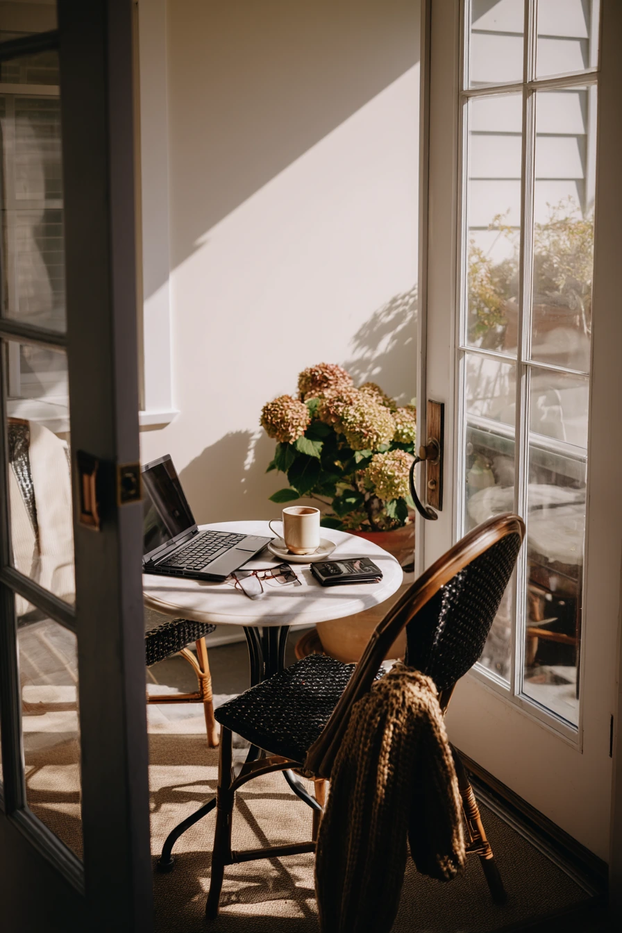 Morning Coffee Patio for One