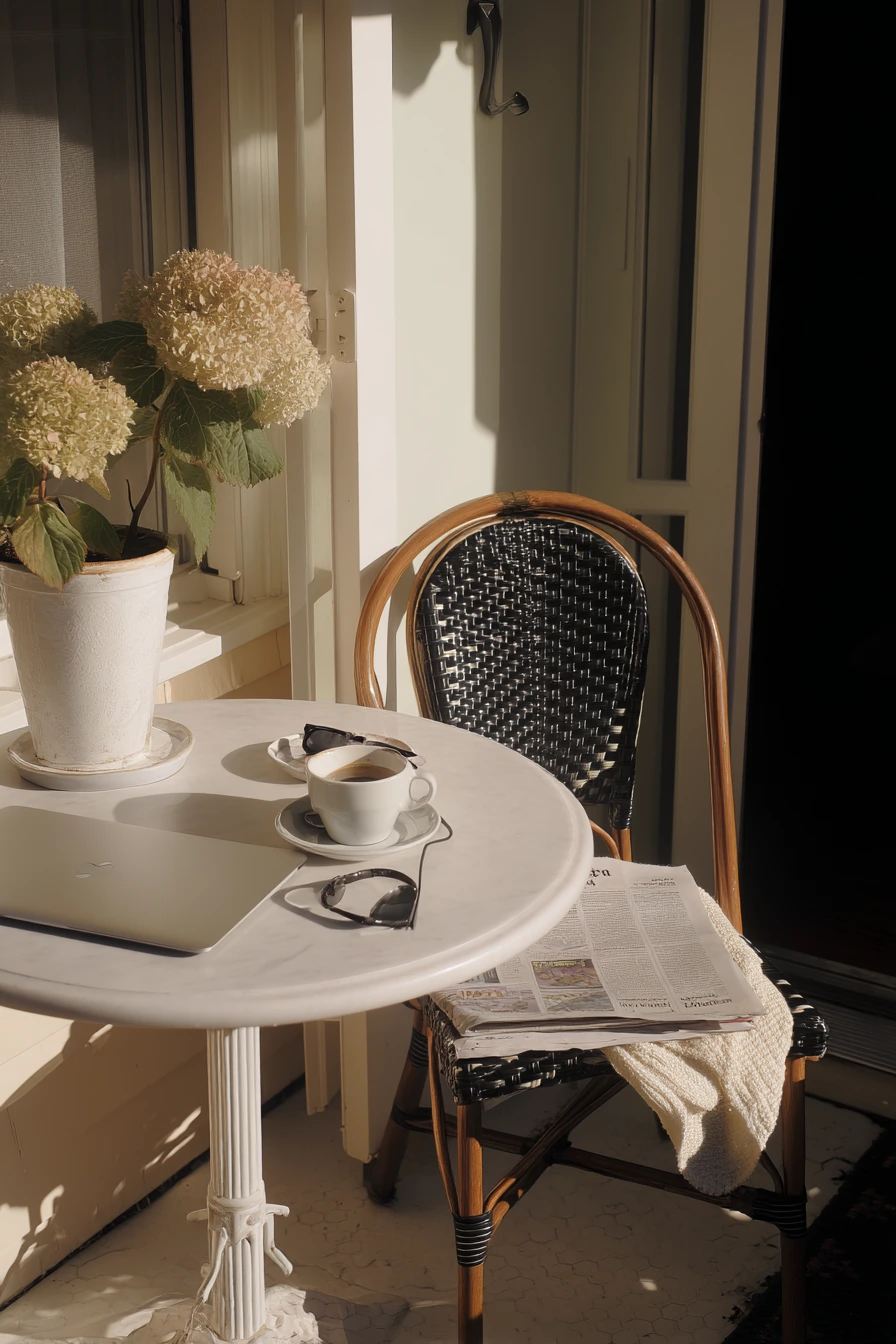 Morning Coffee Patio for One