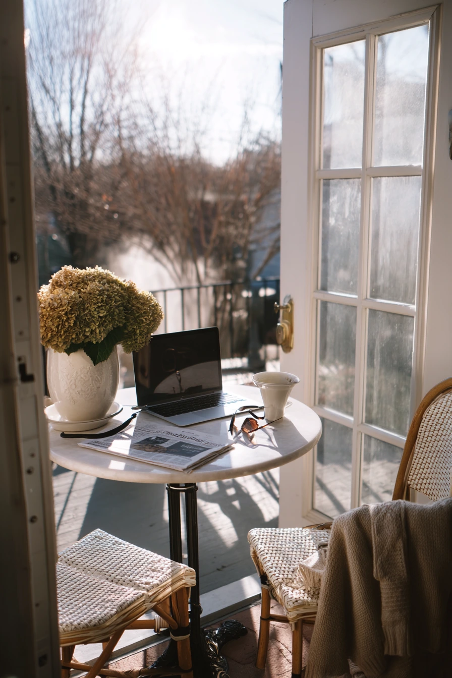 Morning Coffee Patio for One