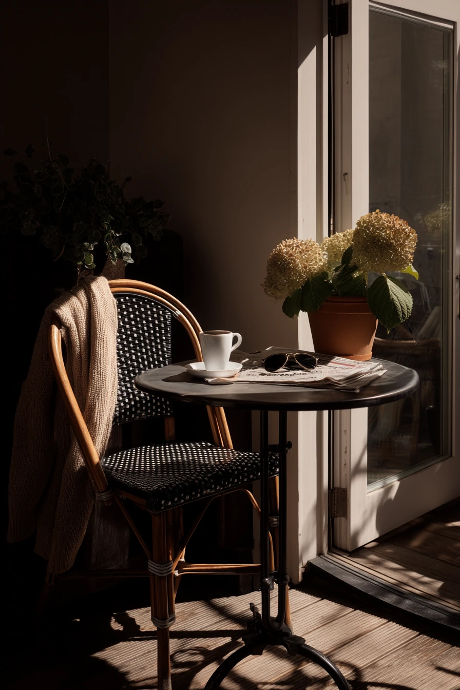 Morning Coffee Patio for One