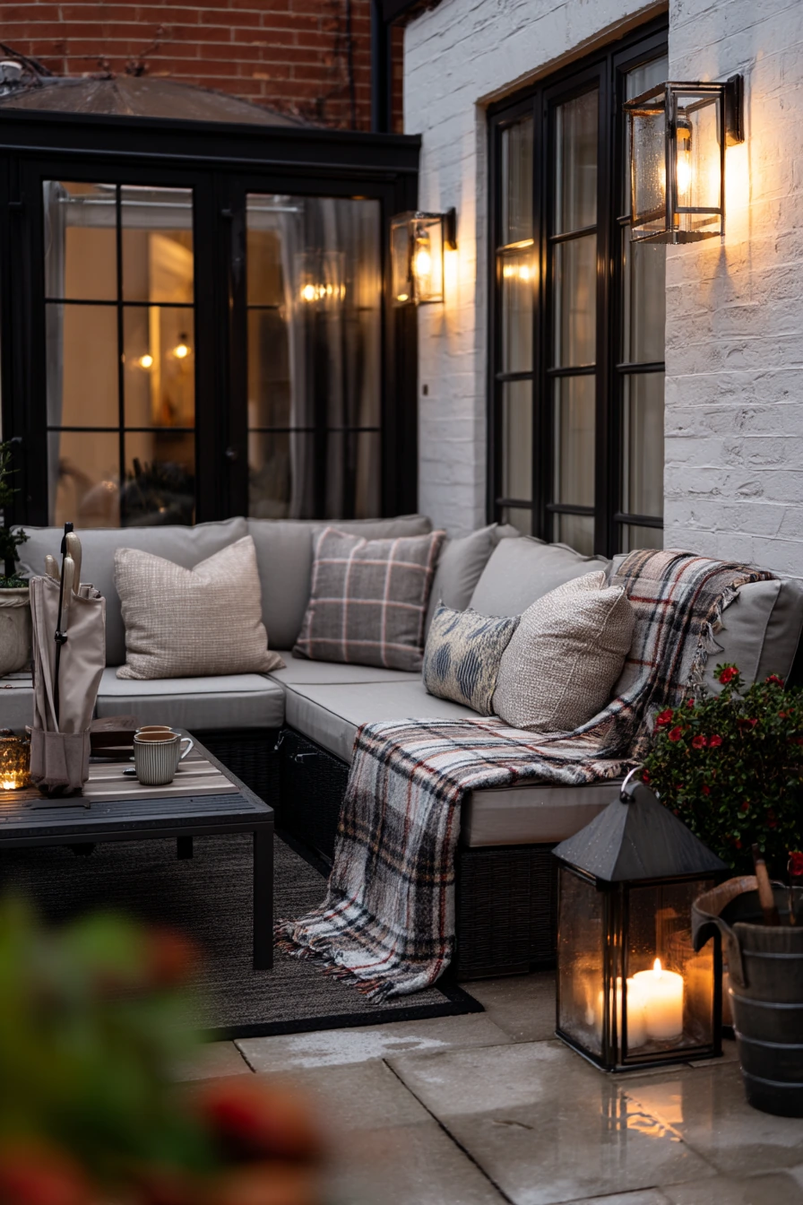 Cozy Covered Patio for Rainy Days