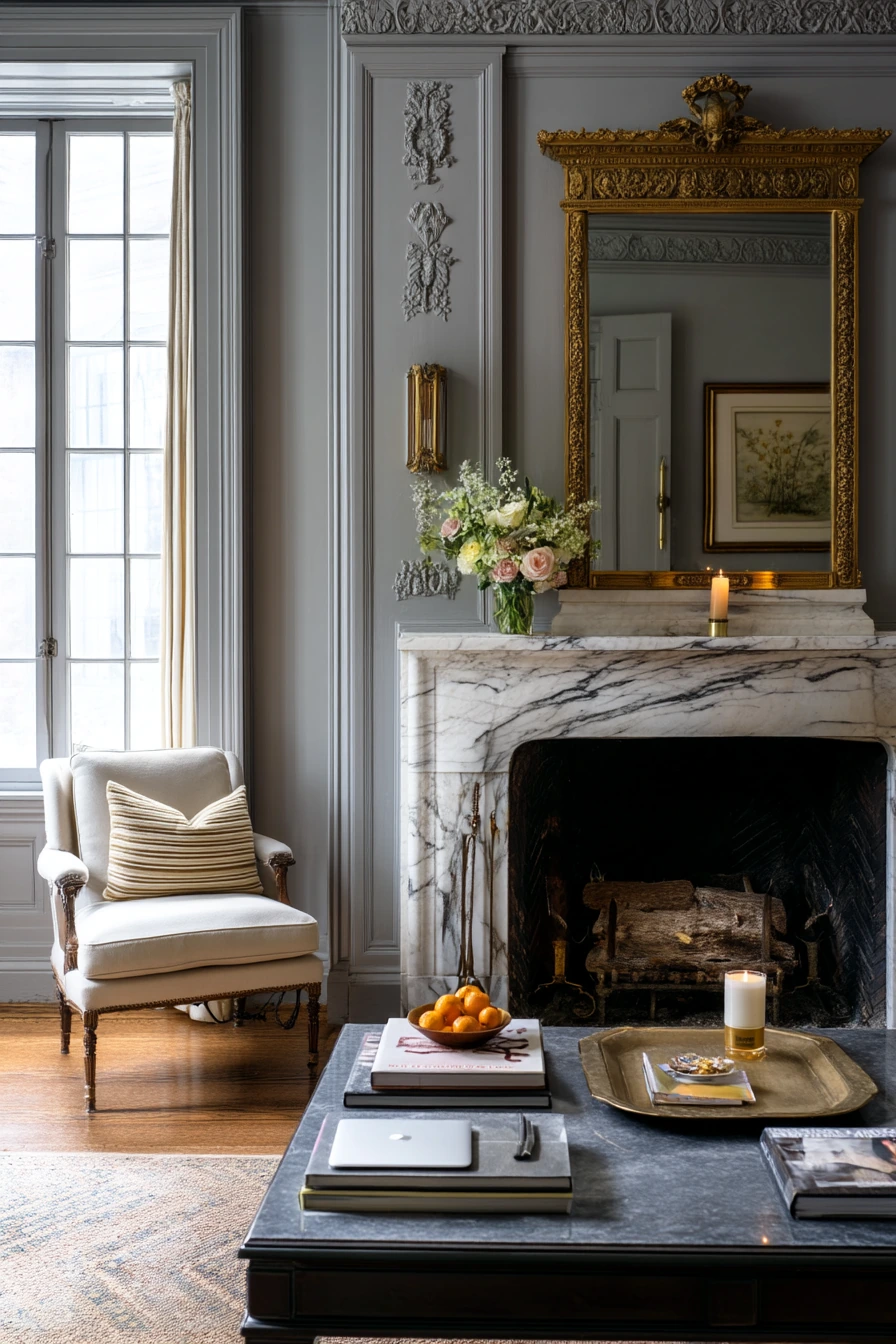 Urban Townhouse Mantel Styling