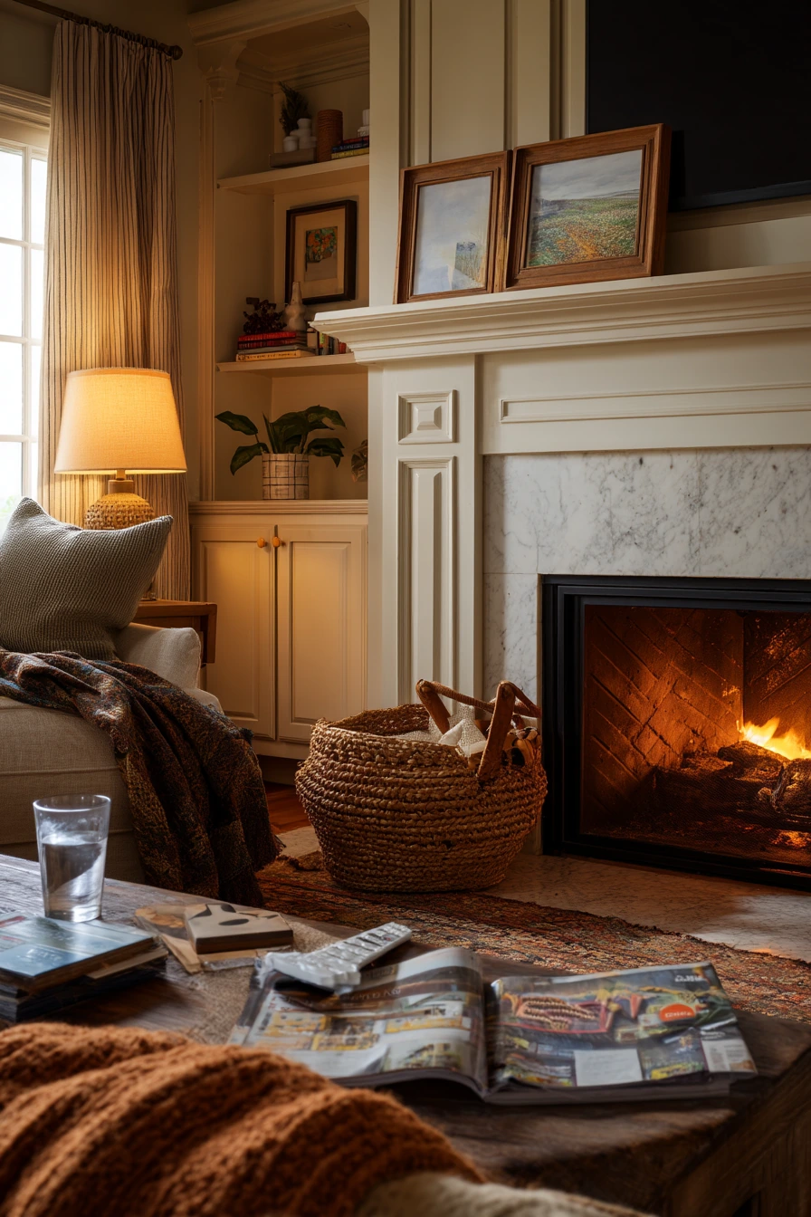 Family Gathering by the Hearth