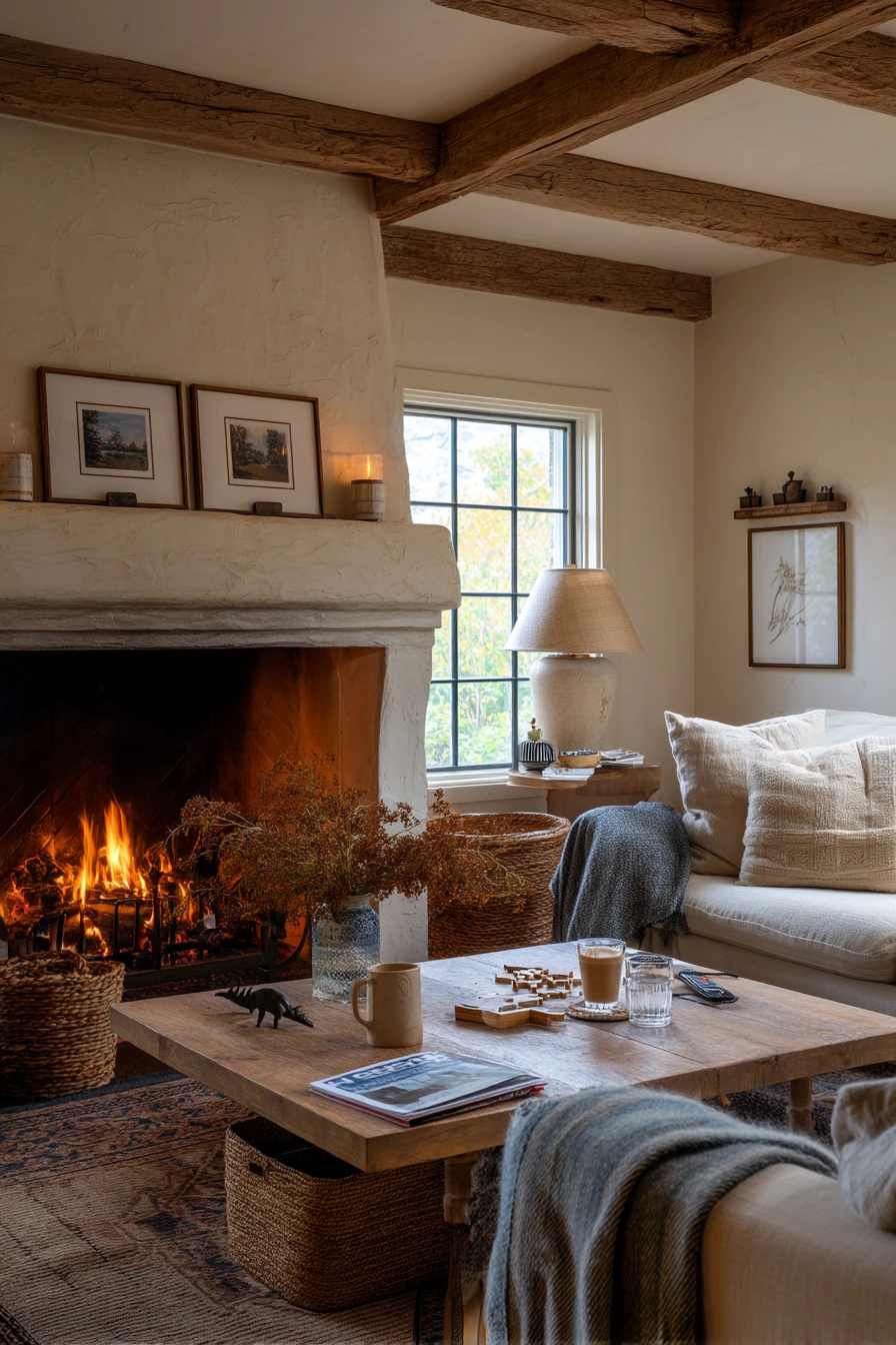 Family Gathering by the Hearth