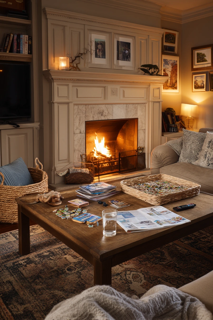 Family Gathering by the Hearth