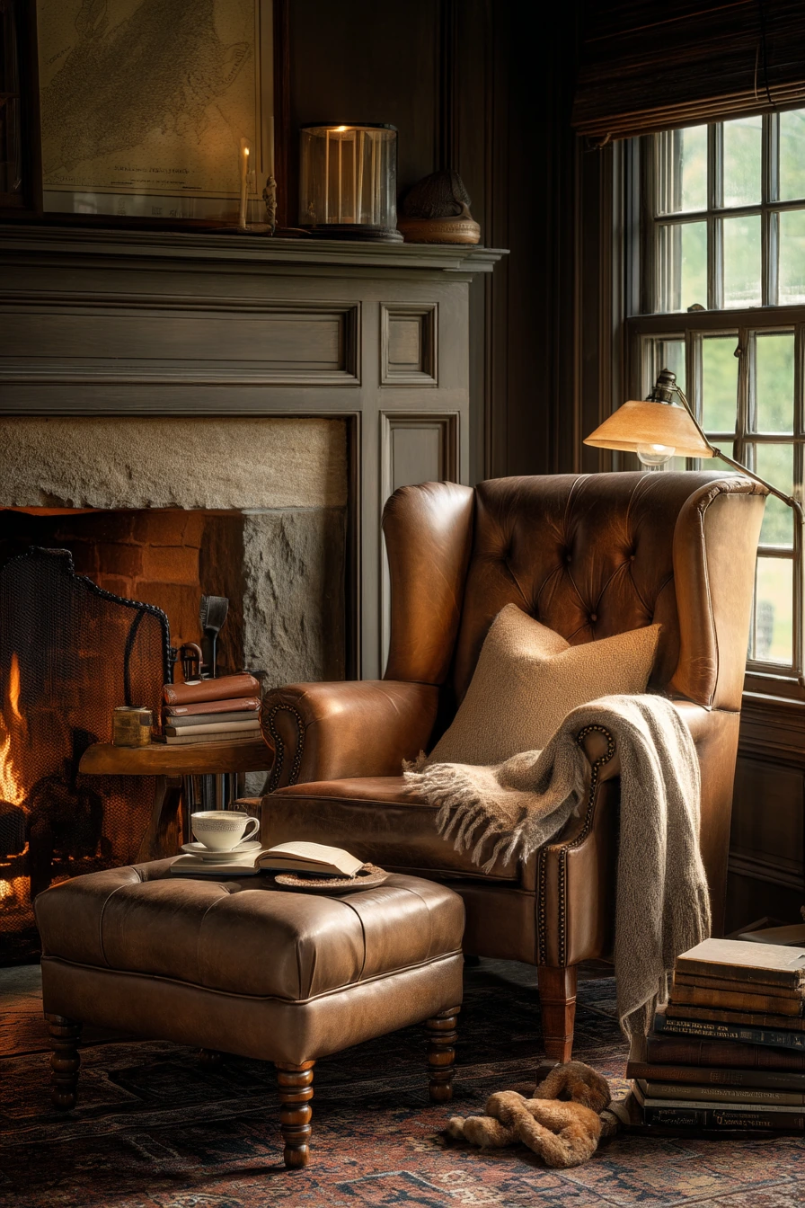 Quiet Reading Nook Hearth