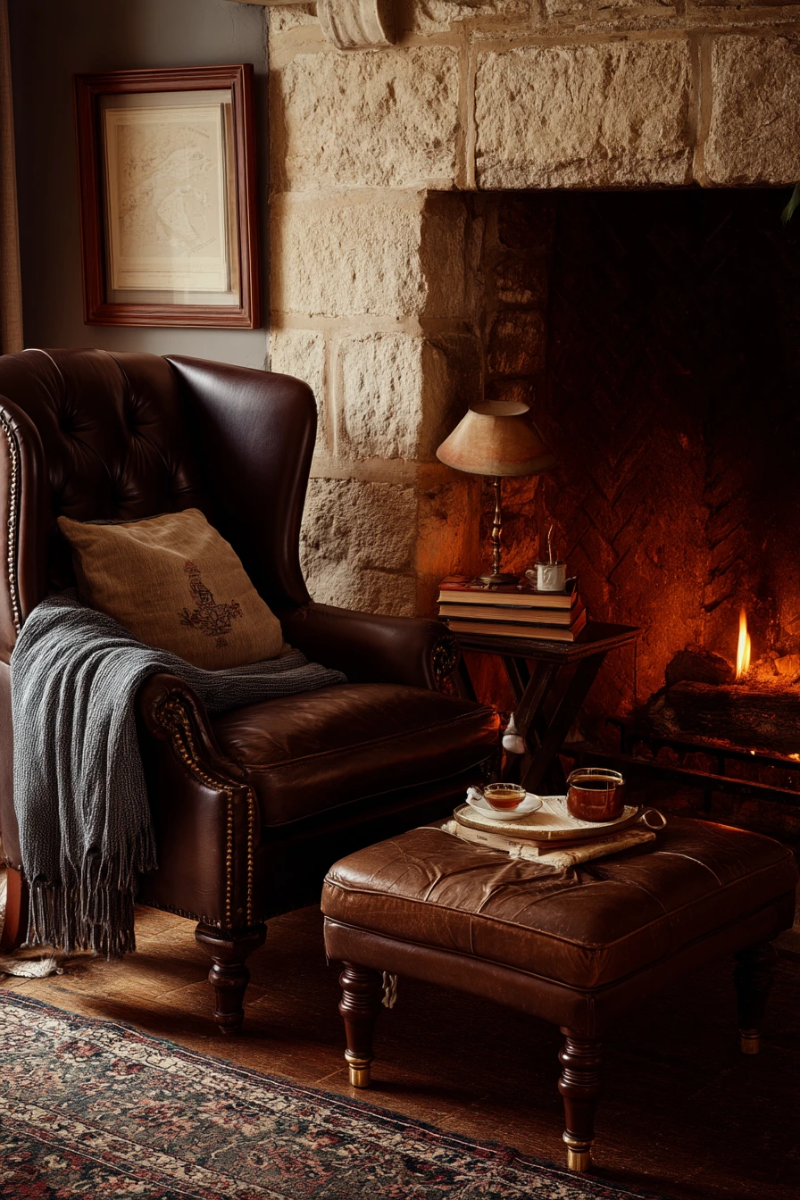 Quiet Reading Nook Hearth