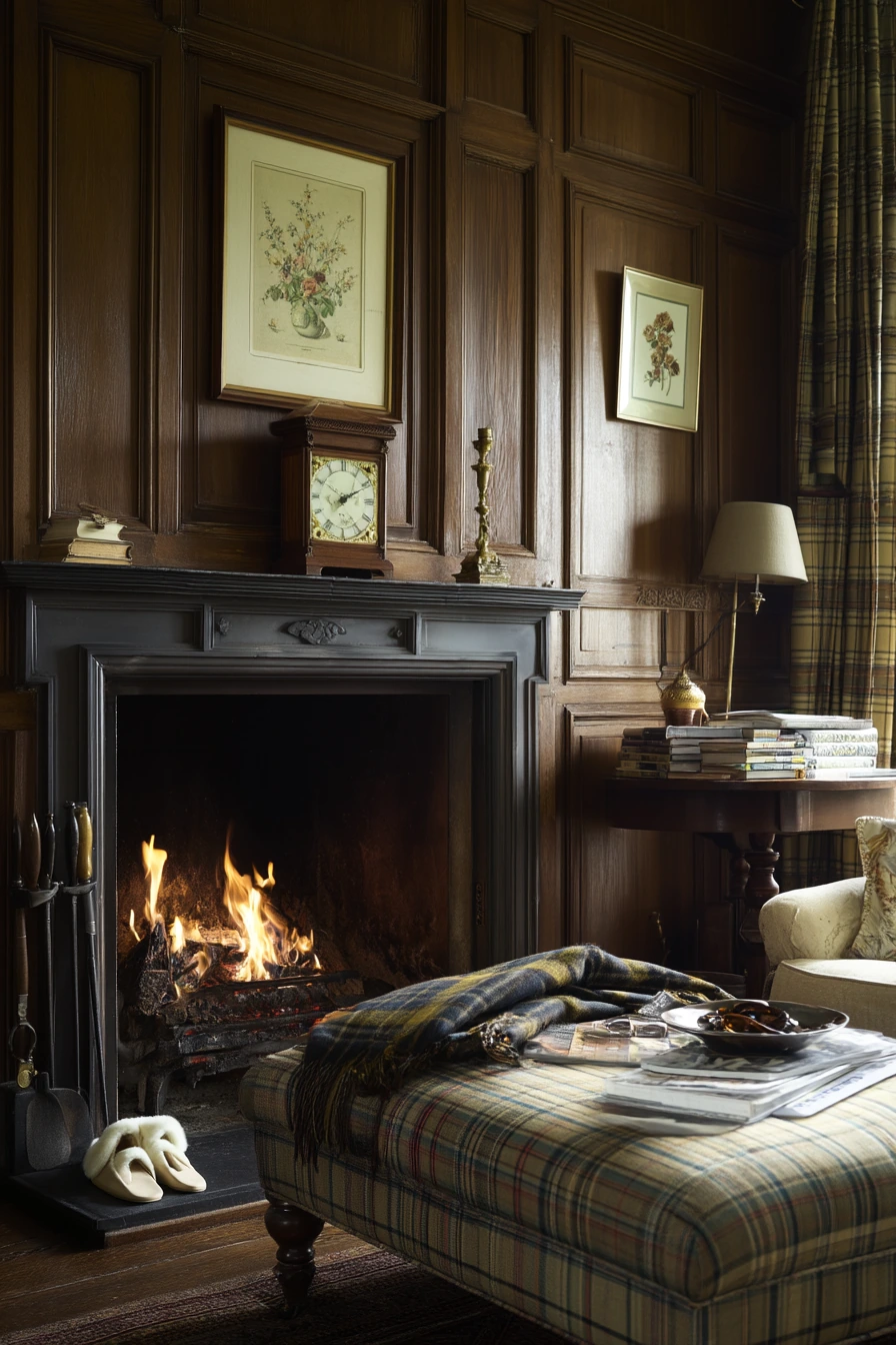 English-Classic Fireside Corner