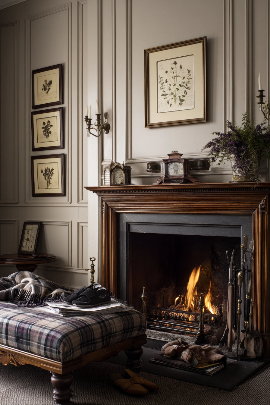 English-Classic Fireside Corner