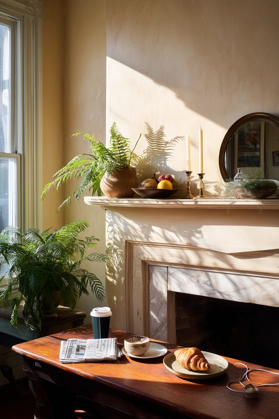 Sunday Morning Coffee at the Hearth