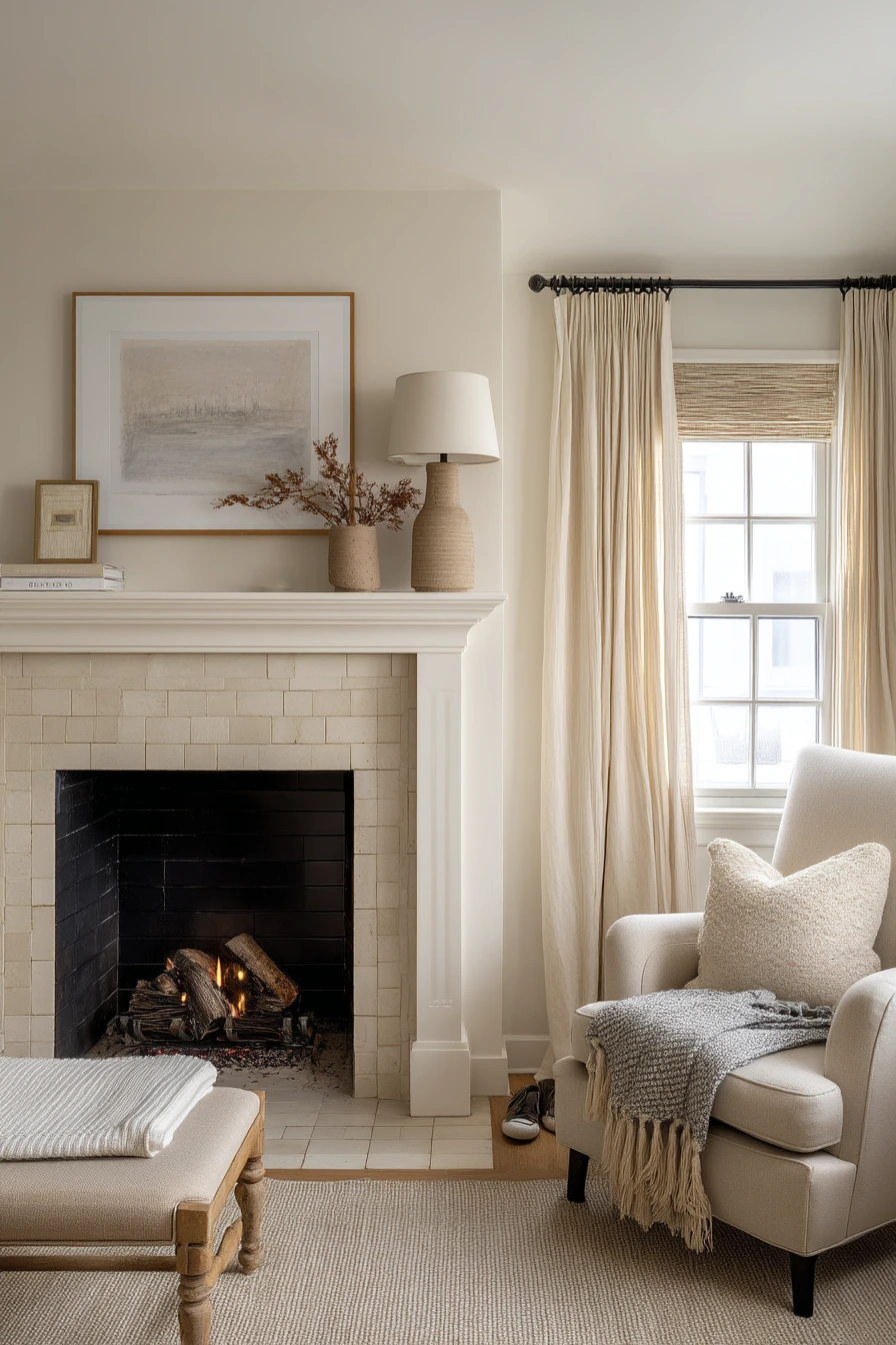 Modernized Traditional Fireplace Edit
