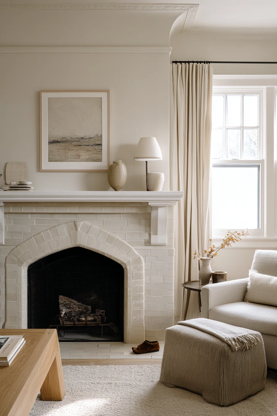Modernized Traditional Fireplace Edit