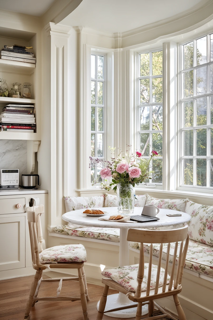 Small-Space Traditional Breakfast Nook