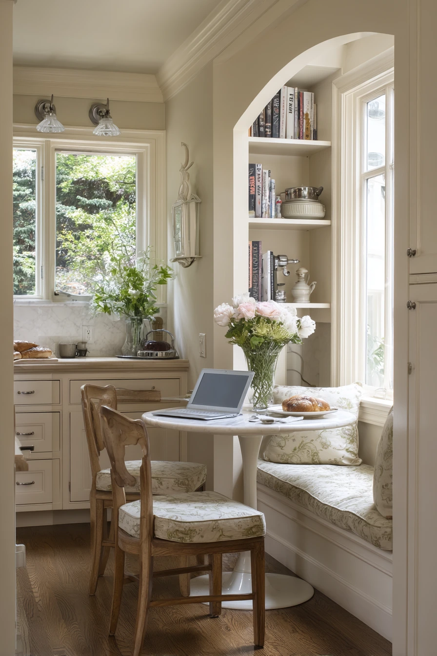 Small-Space Traditional Breakfast Nook
