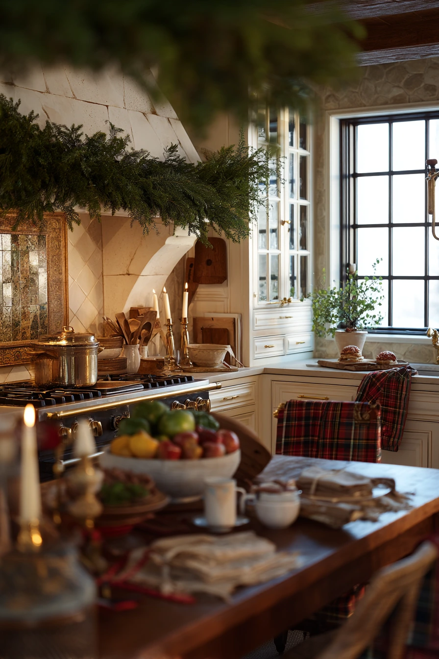 Holiday-Ready Traditional Kitchen