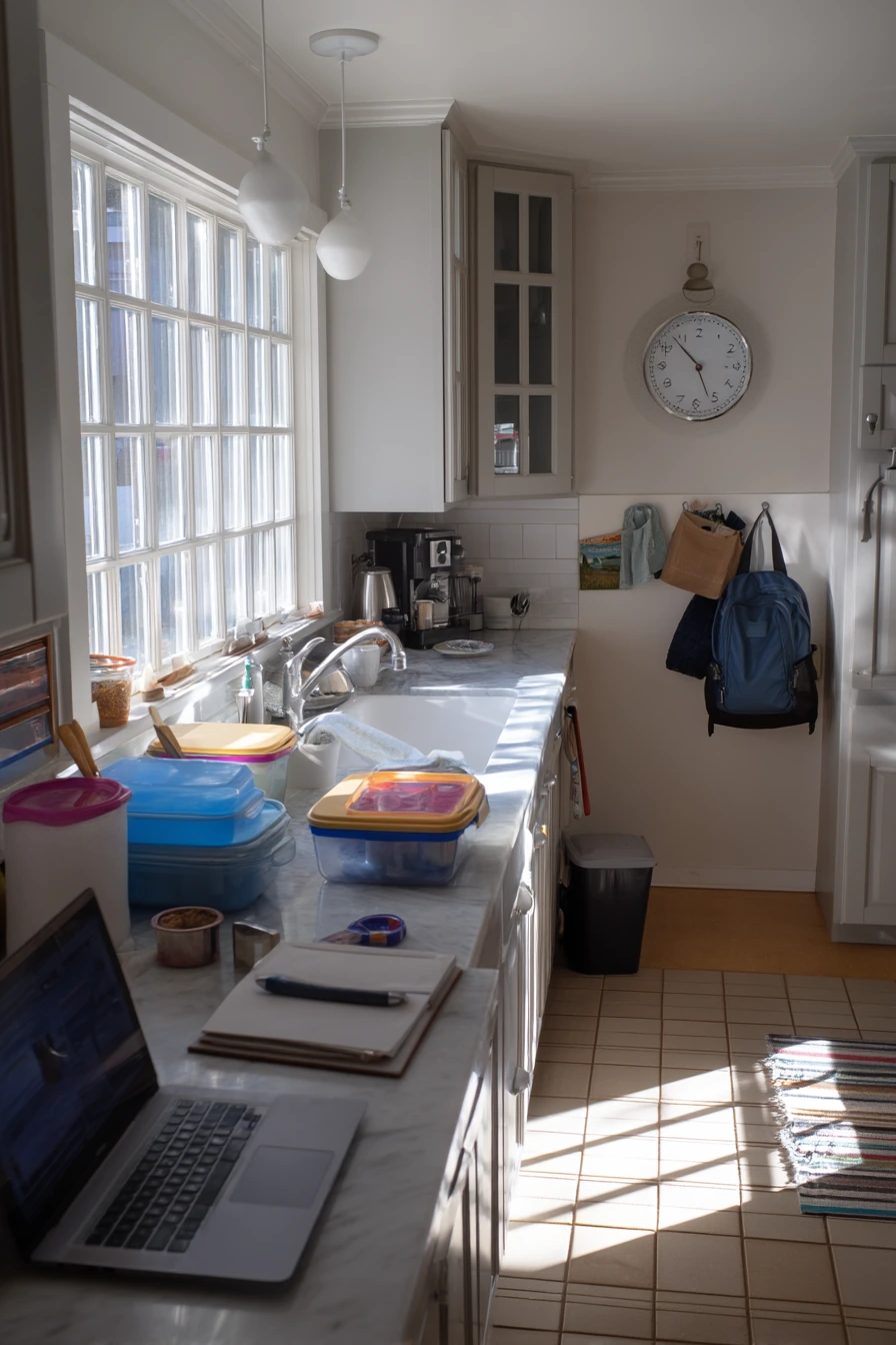 Working Mom Morning Kitchen