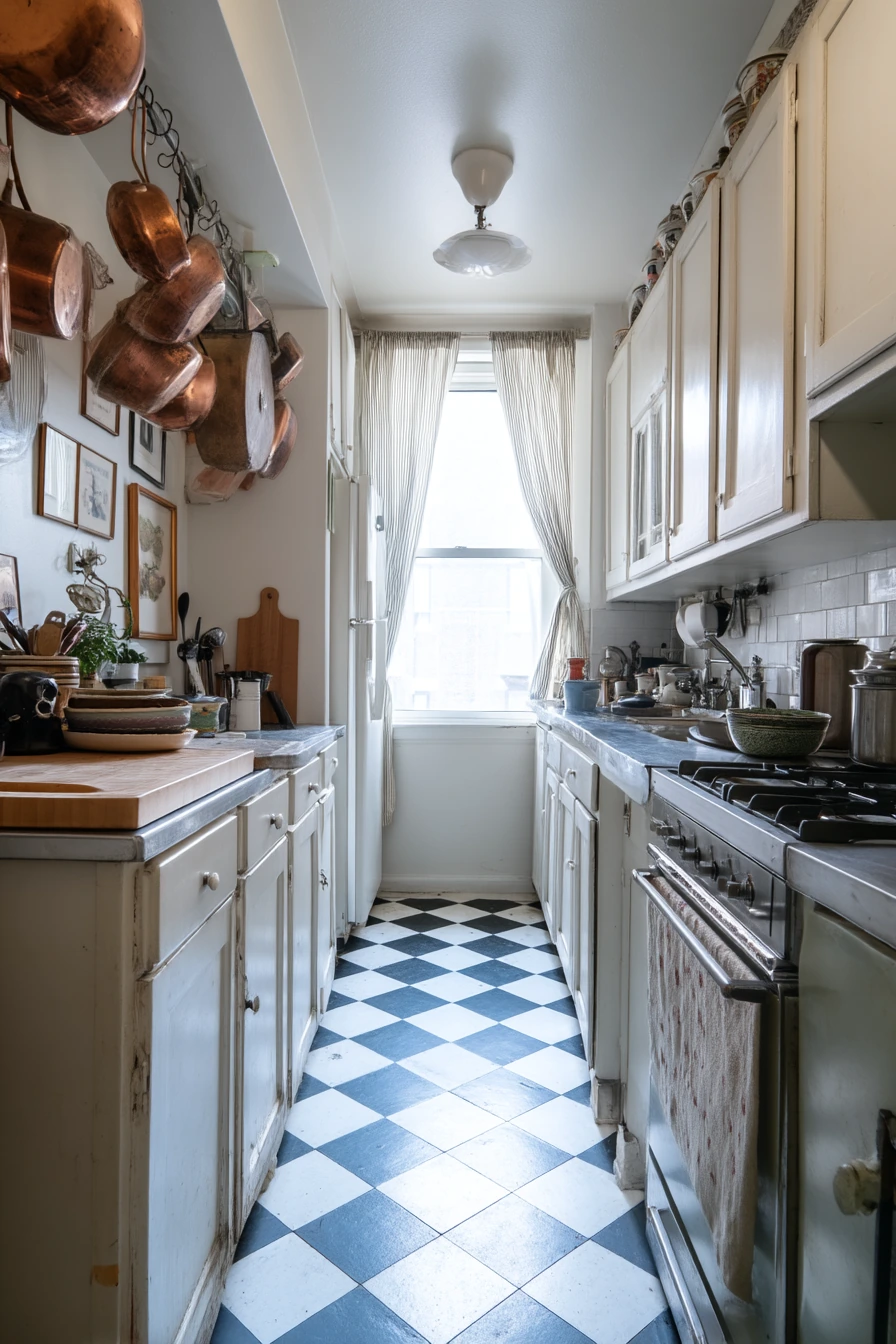 Narrow Galley with Old-World Charm