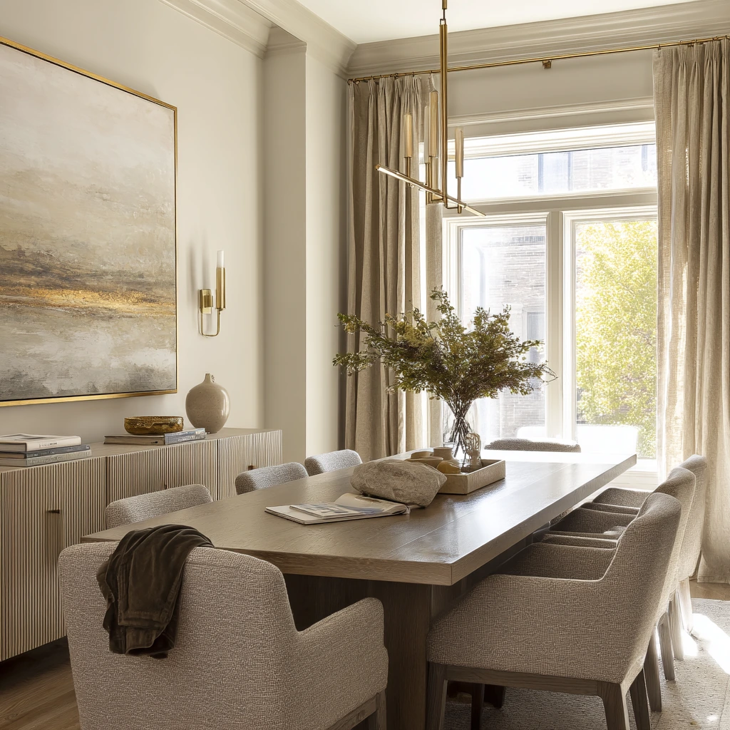 10. Quiet Luxe Transitional Statement