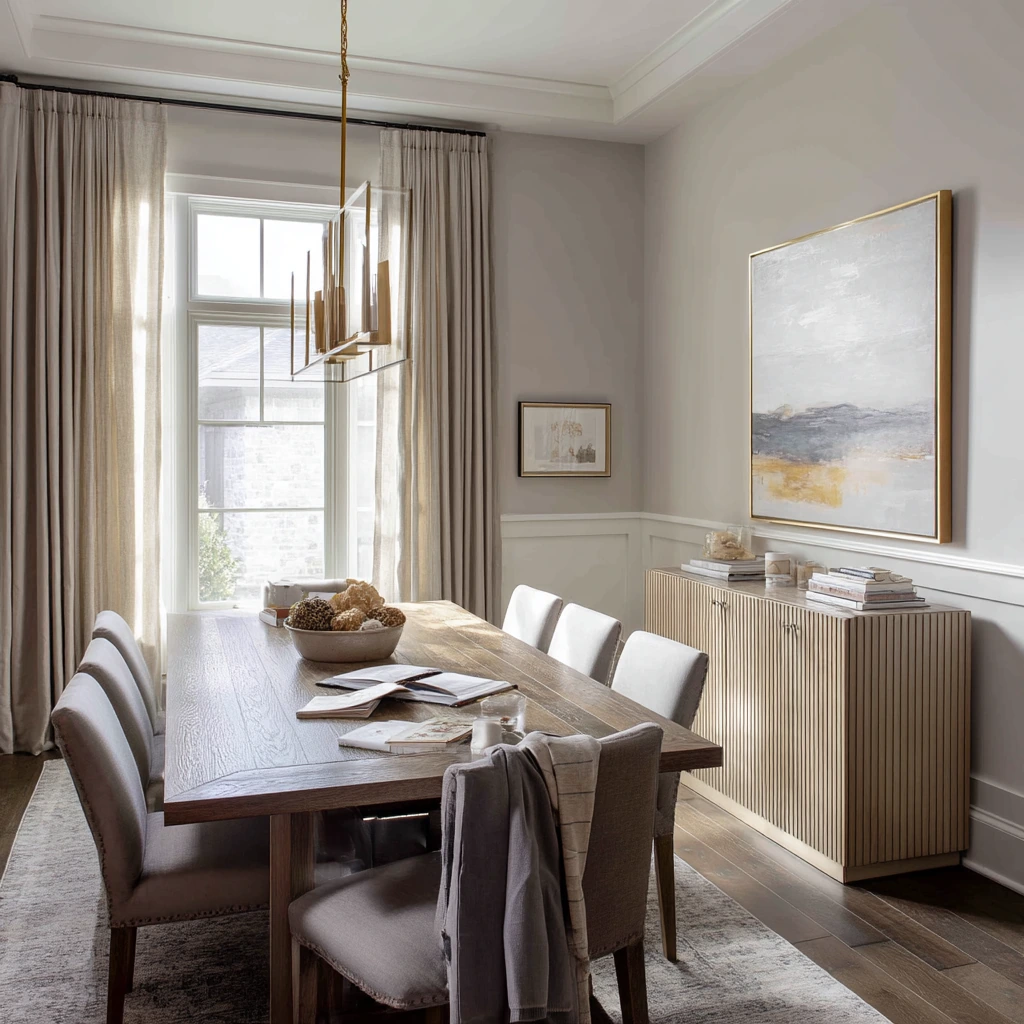 10. Quiet Luxe Transitional Statement