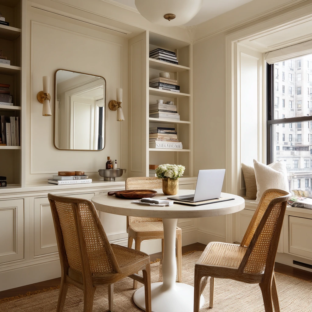 2. Compact Apartment Dining Wall